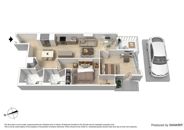 Floorplan of Homely apartment listing, G04/37 Ellis Street, South Yarra VIC 3141