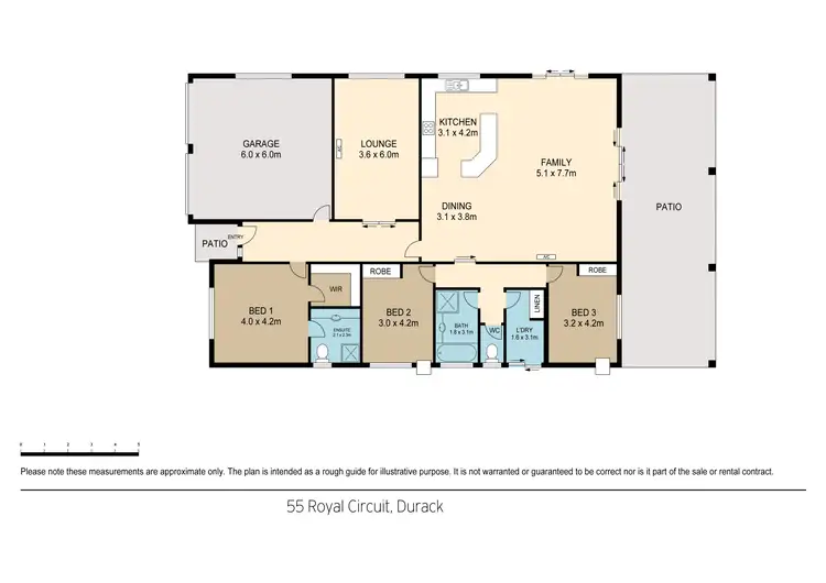Floorplan of Homely house listing, 55 Royal Circuit, Durack NT 830