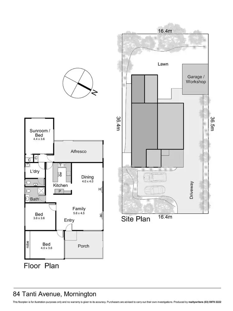 Floorplan of Homely house listing, 84 Tanti Avenue, Mornington VIC 3931
