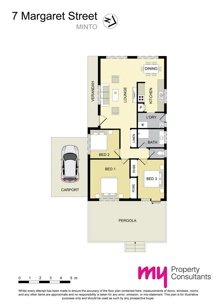 Floorplan of Homely house listing, 7 Margaret Street, Minto NSW 2566