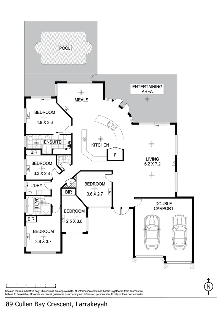 Floorplan of Homely house listing, 89 Cullen Bay Crescent, Cullen Bay NT 820