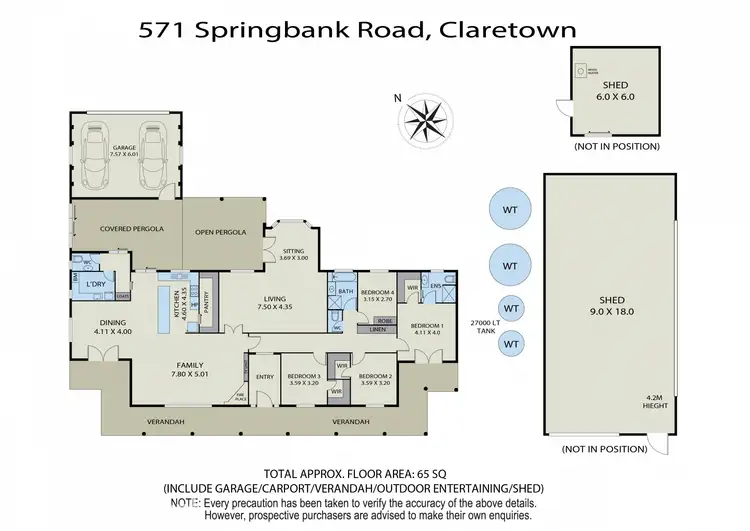Floorplan of Homely house listing, 571 Springbank Road, Springbank VIC 3352