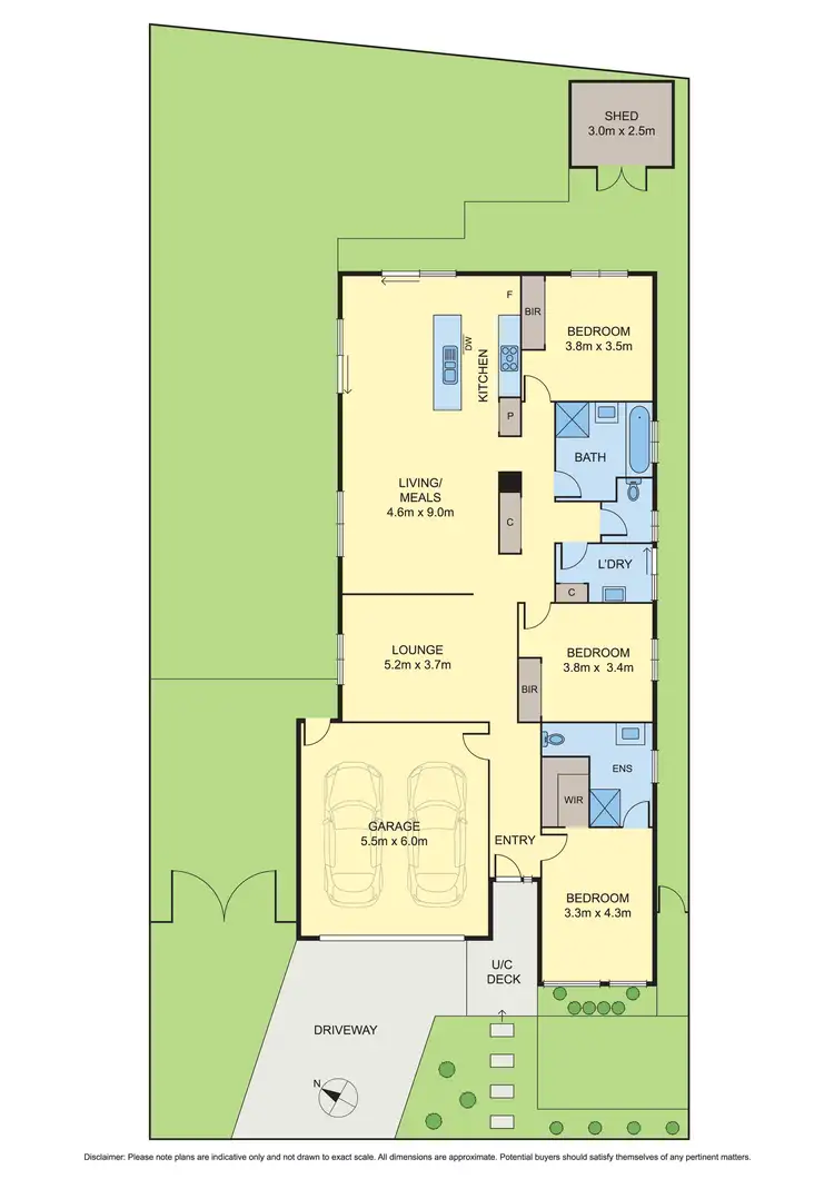 Floorplan of Homely house listing, 11 Bartlett Boulevard, Whittlesea VIC 3757