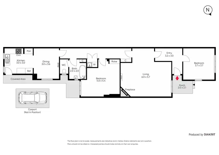 Floorplan of Homely apartment listing, 2/8 Ardoch Avenue, St Kilda East VIC 3183