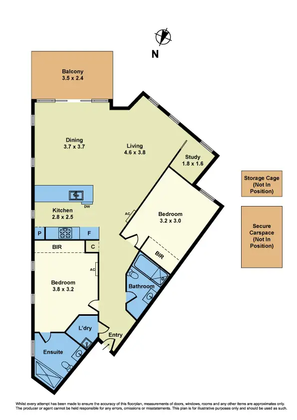 Floorplan of Homely unit listing, 129/6 Paine Street, Newport VIC 3015