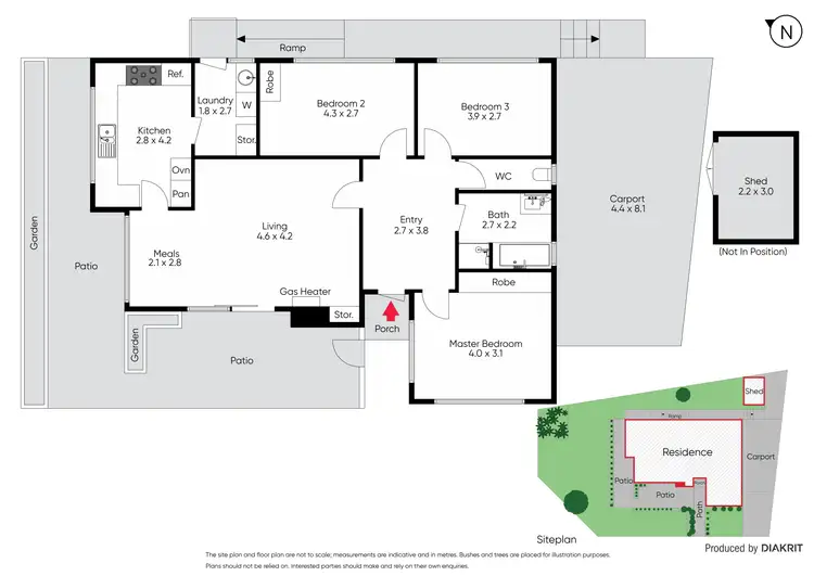 Floorplan of Homely house listing, 126 Heatherhill Road, Frankston VIC 3199