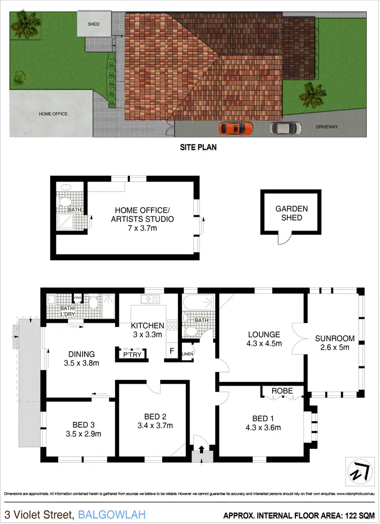 Floorplan of Homely house listing, 3 Violet Street, Balgowlah NSW 2093