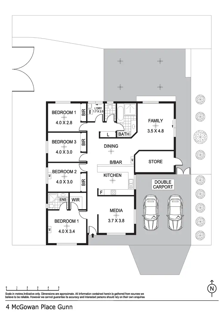 Floorplan of Homely house listing, 4 McGowan Place, Gunn NT 832