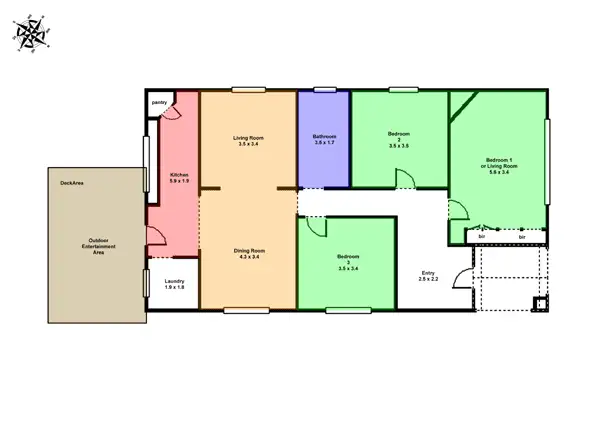 Floorplan of Homely house listing, 603 Bond Street, Golden Point VIC 3350