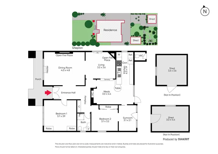 Floorplan of Homely house listing, 196 Booran Road, Ormond VIC 3204