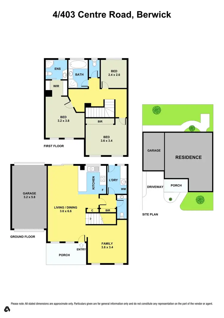 Floorplan of Homely unit listing, 4/403 Centre Road, Berwick VIC 3806