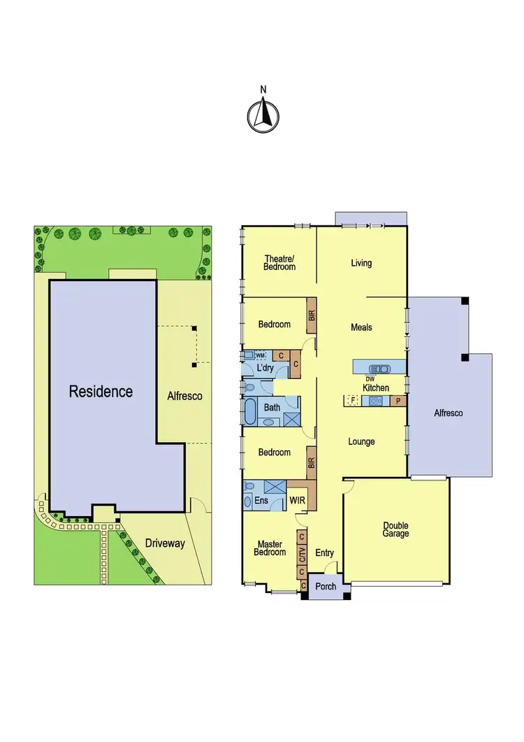 Floorplan of Homely house listing, 36 Breenview Place, Doreen VIC 3754