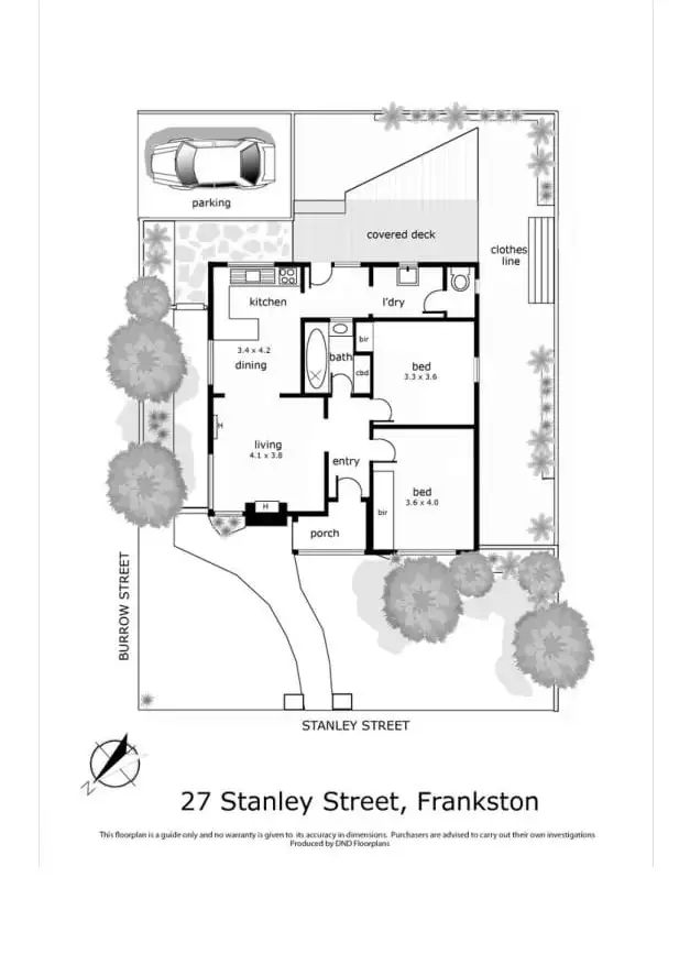 Floorplan of Homely house listing, 27 Stanley Street, Frankston VIC 3199