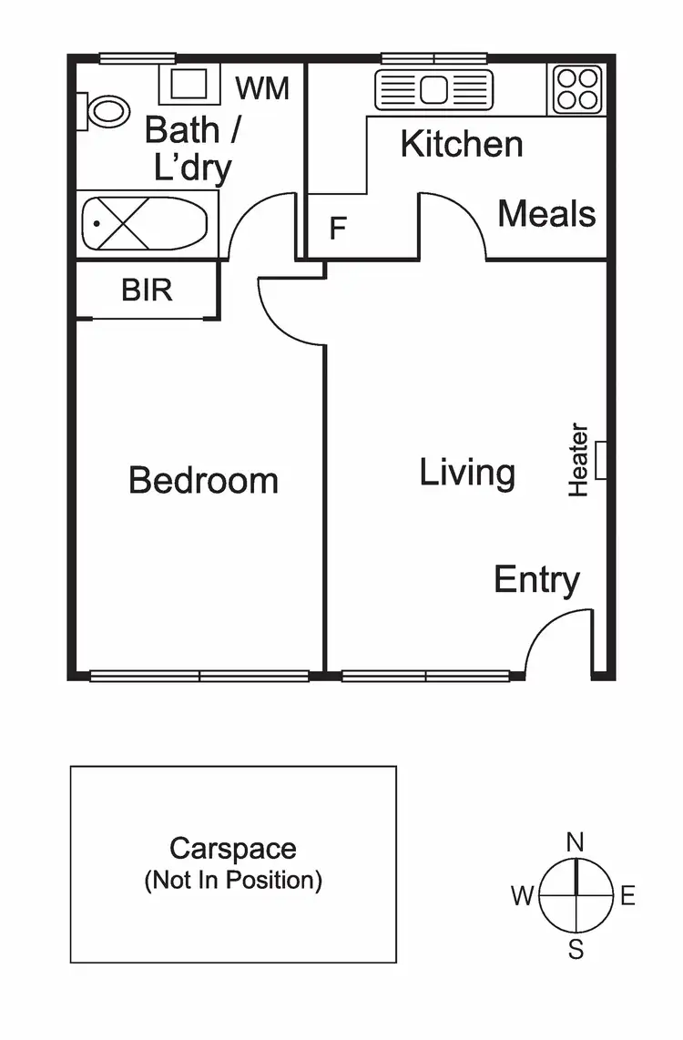 Floorplan of Homely apartment listing, 3/32 Shepparson Avenue, Carnegie VIC 3163