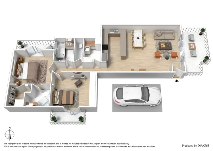 Floorplan of Homely apartment listing, 2/37 Ralston Street, South Yarra VIC 3141
