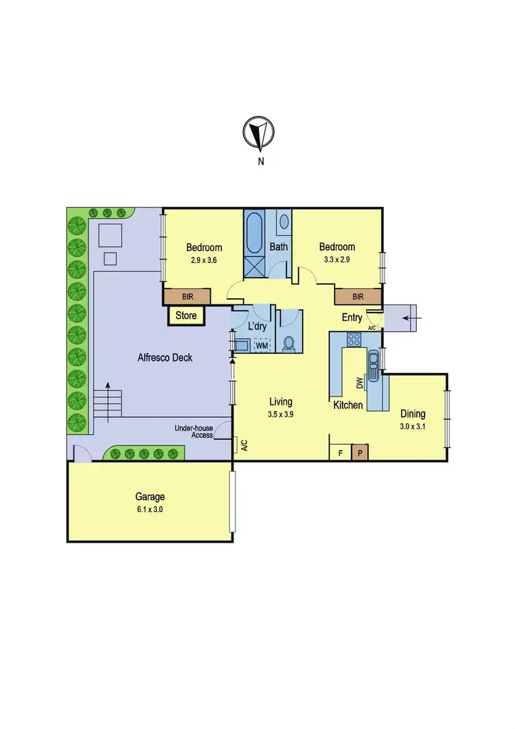 Floorplan of Homely unit listing, 4/139 Grimshaw Street, Greensborough VIC 3088