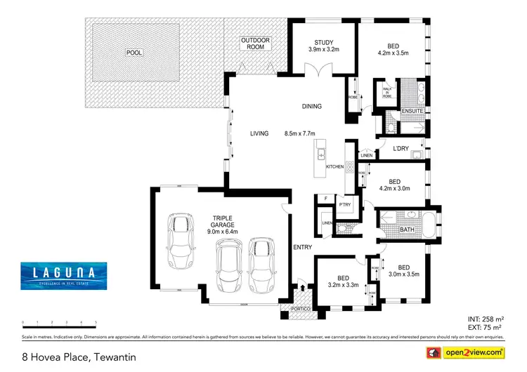 Floorplan of Homely house listing, 8 Hovea Place, Tewantin QLD 4565