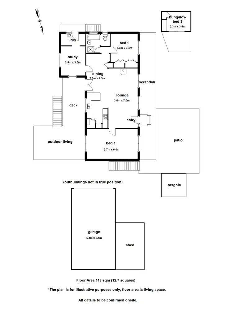 Floorplan of Homely house listing, 118 Belgrave Hallam Road, Belgrave South VIC 3160