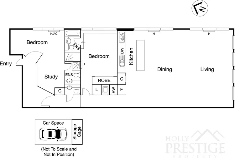 Floorplan of Homely apartment listing, 501/9 Bligh Place, Melbourne VIC 3000