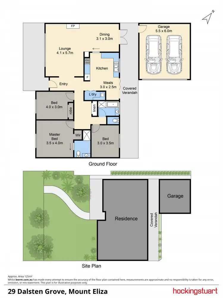 Floorplan of Homely house listing, 29 Dalsten Grove, Mount Eliza VIC 3930