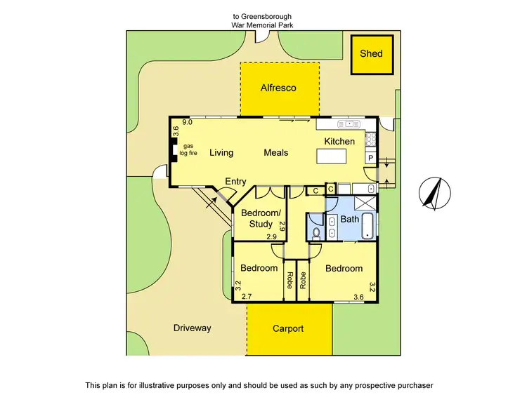Floorplan of Homely unit listing, 2/8 Vermont Parade, Greensborough VIC 3088