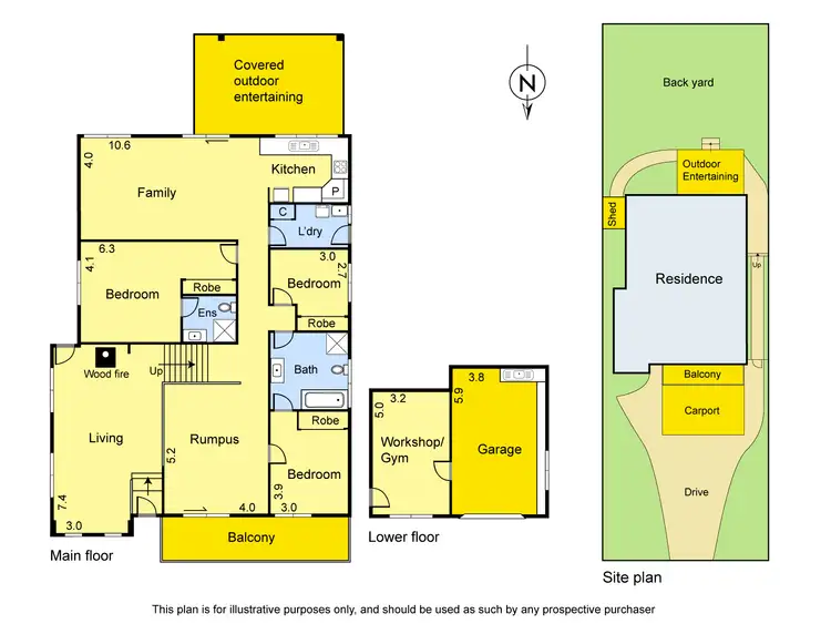 Floorplan of Homely house listing, 9 Adam Crescent, Montmorency VIC 3094