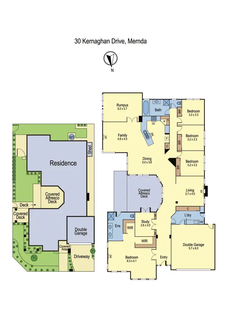 Floorplan of Homely house listing, 30 Kernaghan Drive, Mernda VIC 3754