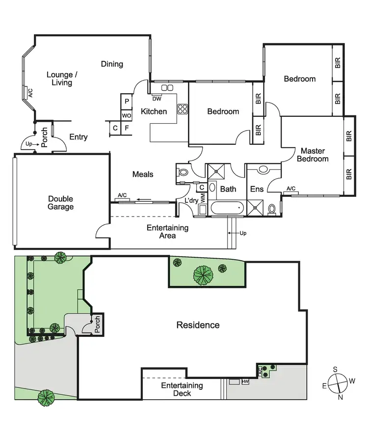 Floorplan of Homely unit listing, 1/47 Oswald Street, Elsternwick VIC 3185
