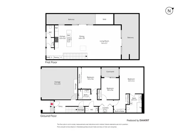 Floorplan of Homely townhouse listing, 7/12 Kenilworth Grove, Glen Iris VIC 3146