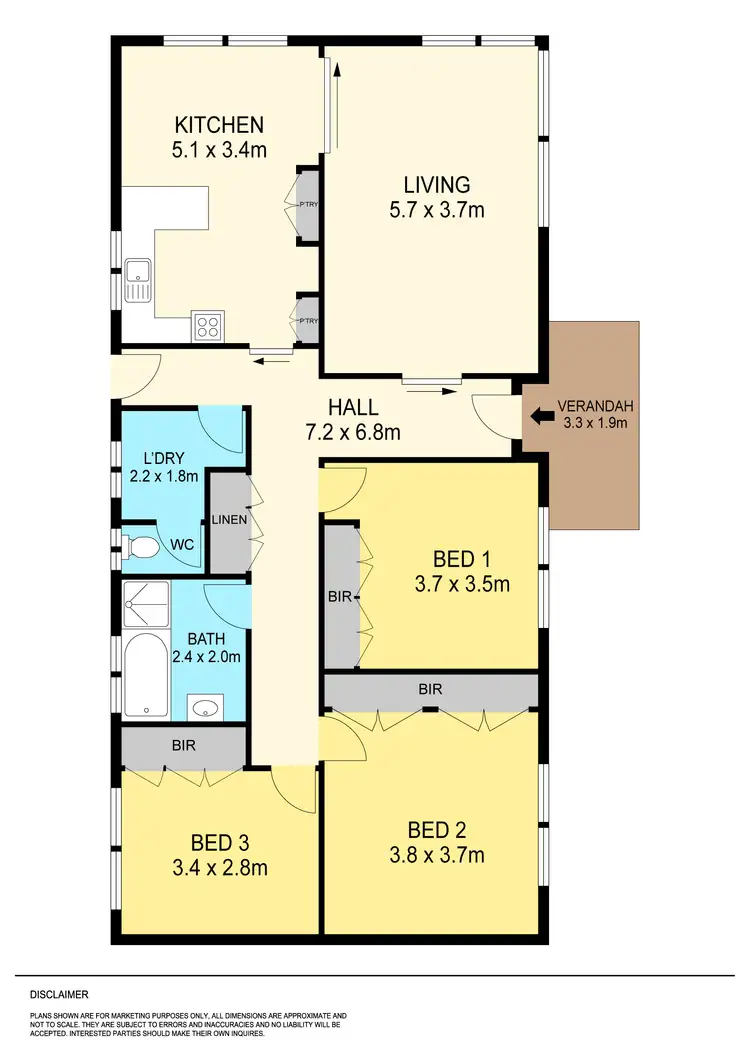 Floorplan of Homely house listing, 5 Goderic Street, Wendouree VIC 3355