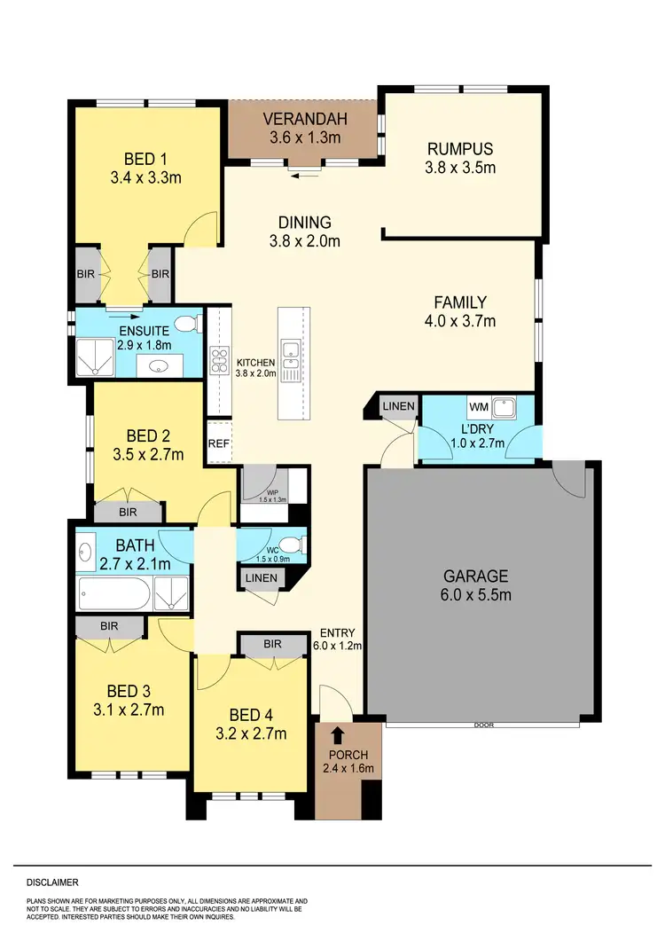 Floorplan of Homely house listing, 3 Kirwan Close, Mount Clear VIC 3350