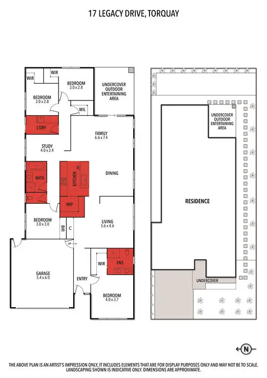 Floorplan of Homely house listing, 17 Legacy Drive, Torquay VIC 3228