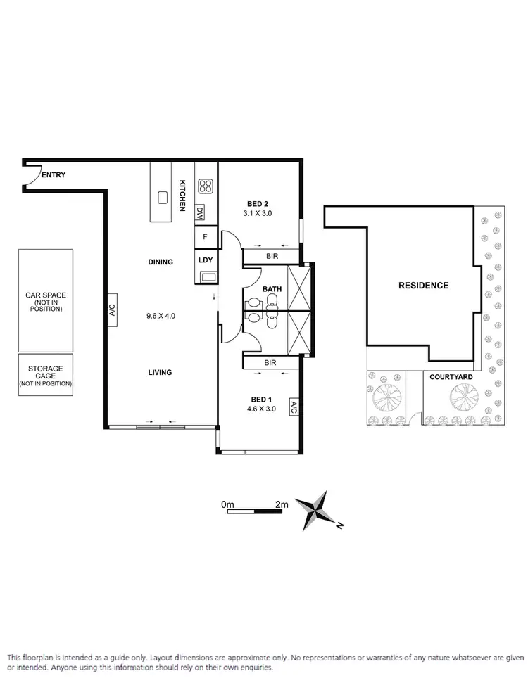 Floorplan of Homely apartment listing, 2/26 Leonard Crescent, Ascot Vale VIC 3032