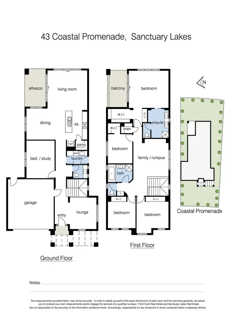 Floorplan of Homely house listing, 43 Coastal Promenade, Sanctuary Lakes VIC 3030
