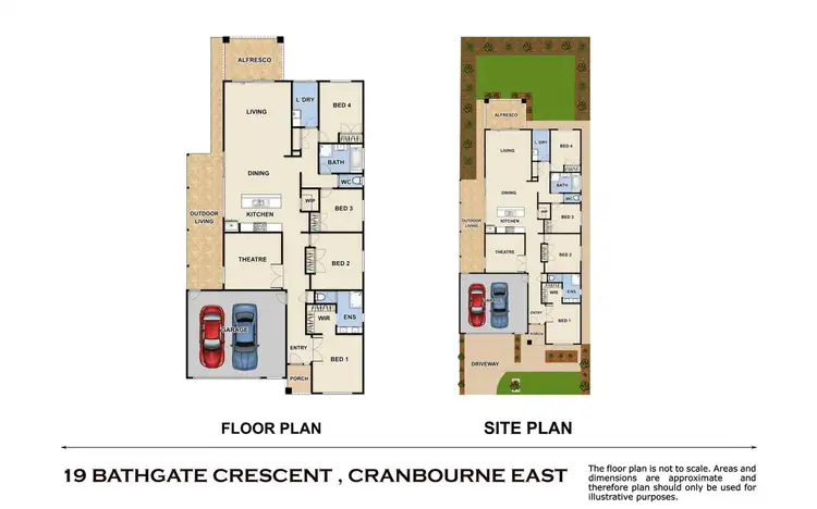 Floorplan of Homely house listing, 19 Bathgate Crescent, Cranbourne East VIC 3977