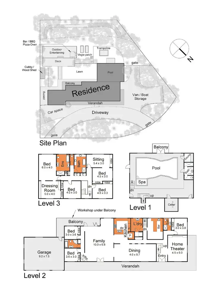 Floorplan of Homely house listing, 12 Lorrimore Close, Mount Eliza VIC 3930