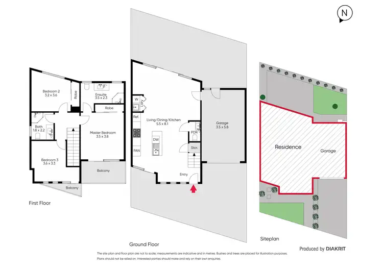 Floorplan of Homely townhouse listing, 67 Stenhouse Avenue, Brooklyn VIC 3012