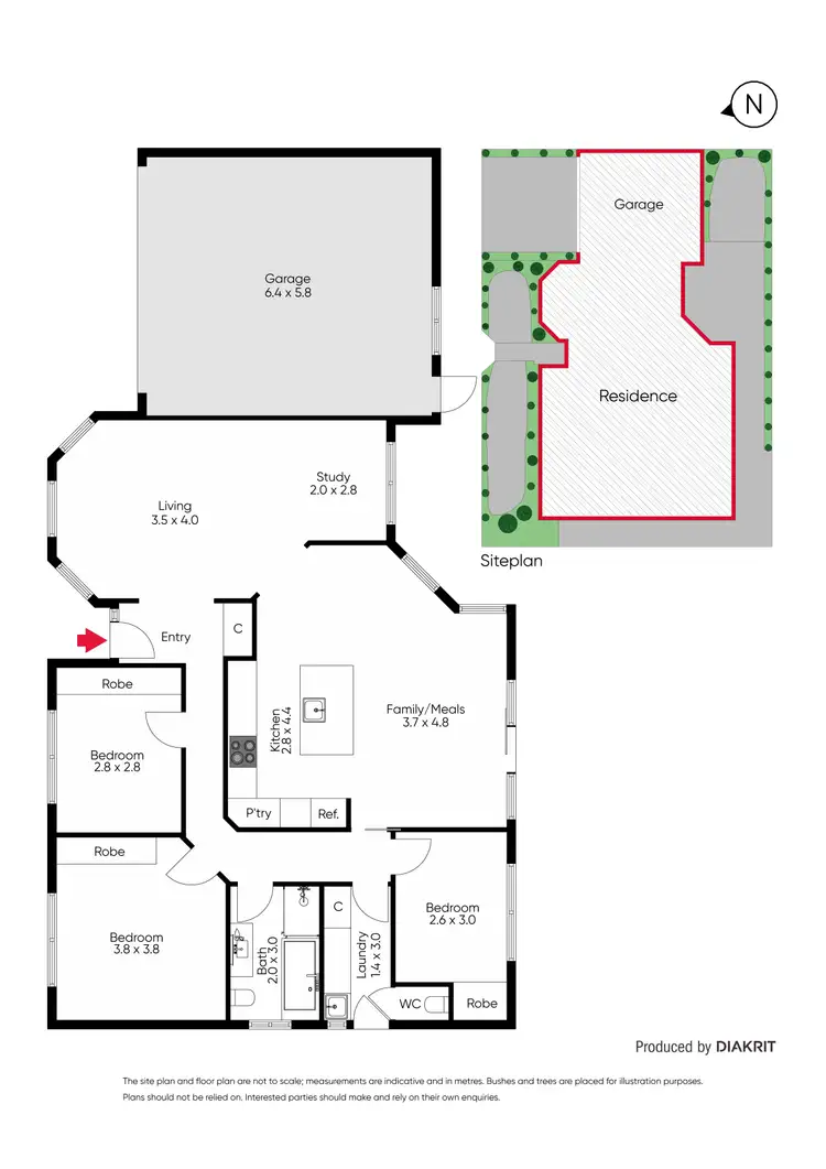 Floorplan of Homely townhouse listing, 32 Teague Avenue, Mentone VIC 3194
