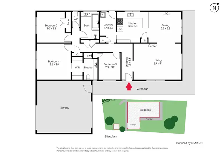 Floorplan of Homely house listing, 26 Vickie Court, Rosebud VIC 3939