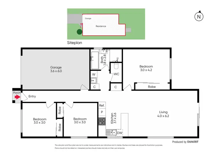 Floorplan of Homely house listing, 13 Patron Place, Kurunjang VIC 3337