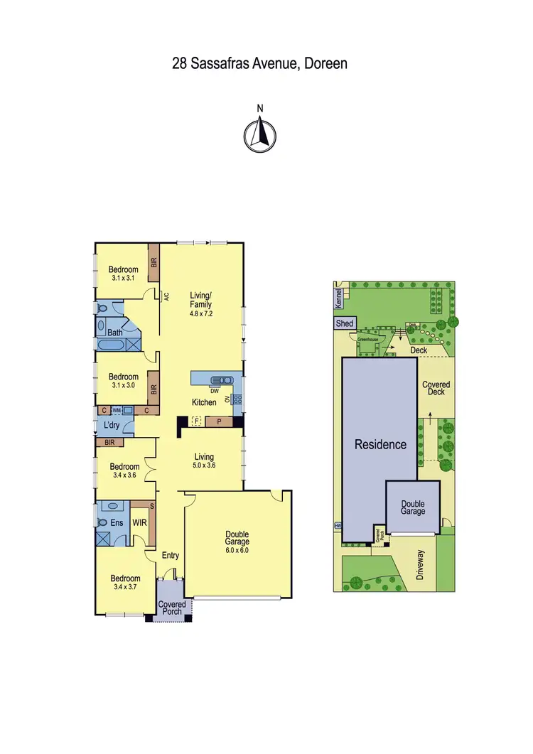 Floorplan of Homely house listing, 28 Sassafras Avenue, Doreen VIC 3754