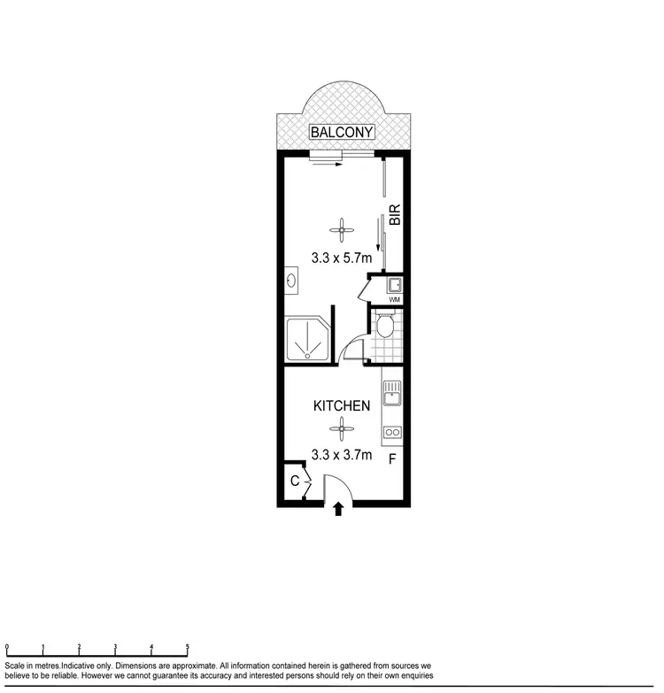 Floorplan of Homely apartment listing, 72/21 Cavenagh Street, Darwin City NT 800
