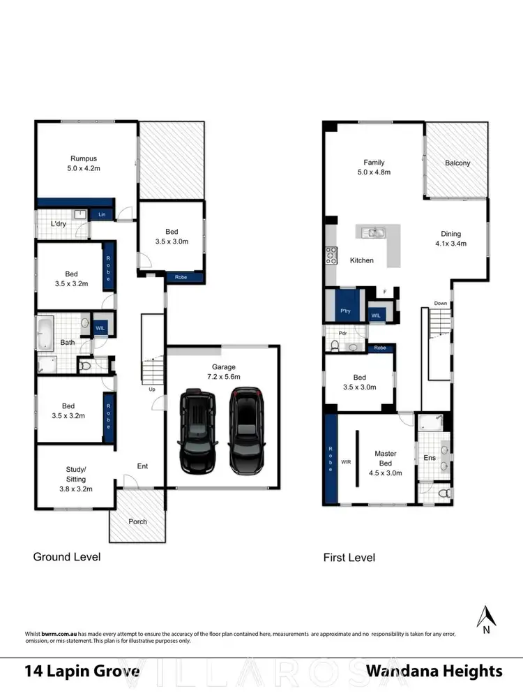 Floorplan of Homely house listing, 14 Lapin Grove, Wandana Heights VIC 3216