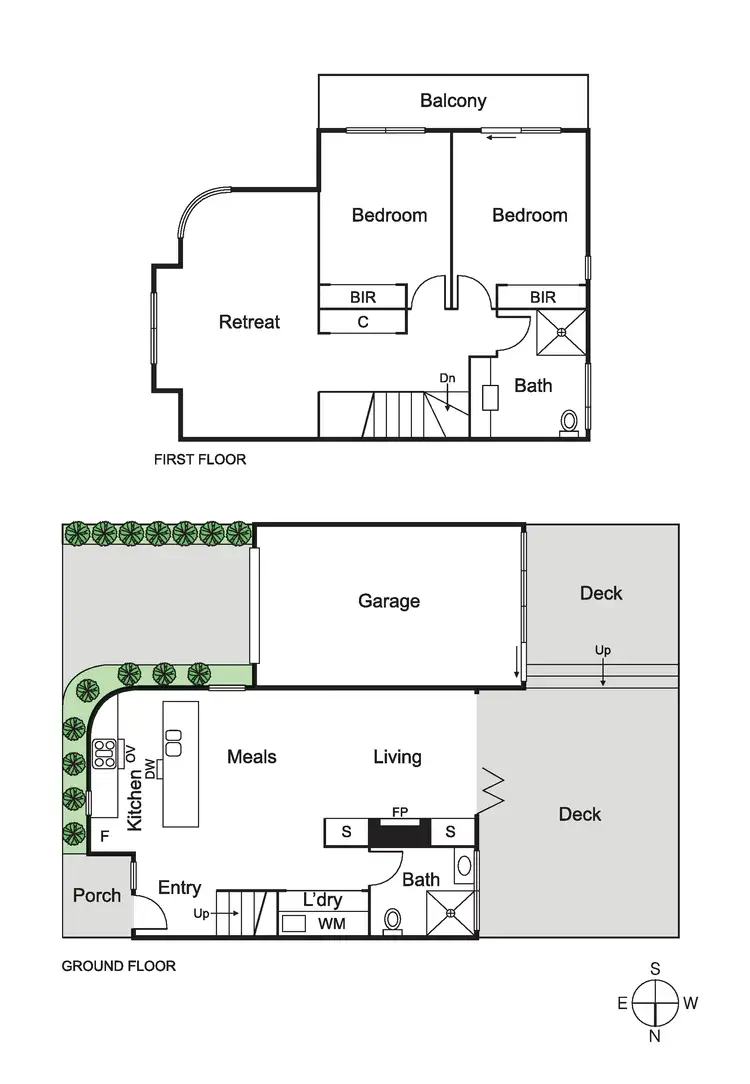 Floorplan of Homely townhouse listing, 5/70 Truganini Road, Carnegie VIC 3163