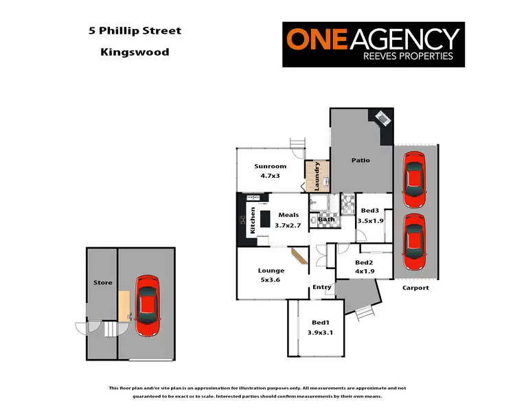 Floorplan of Homely house listing, 5 Phillip Street, Kingswood NSW 2747