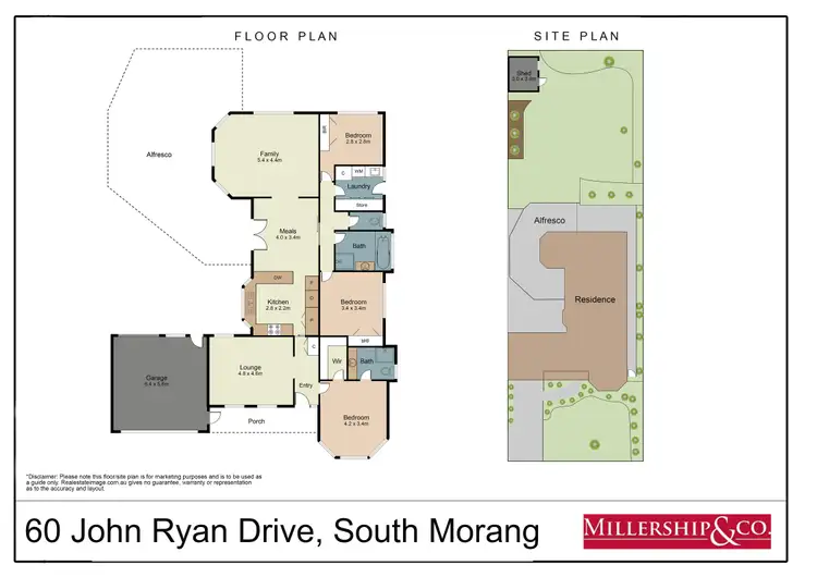 Floorplan of Homely house listing, 60 John Ryan Drive, South Morang VIC 3752