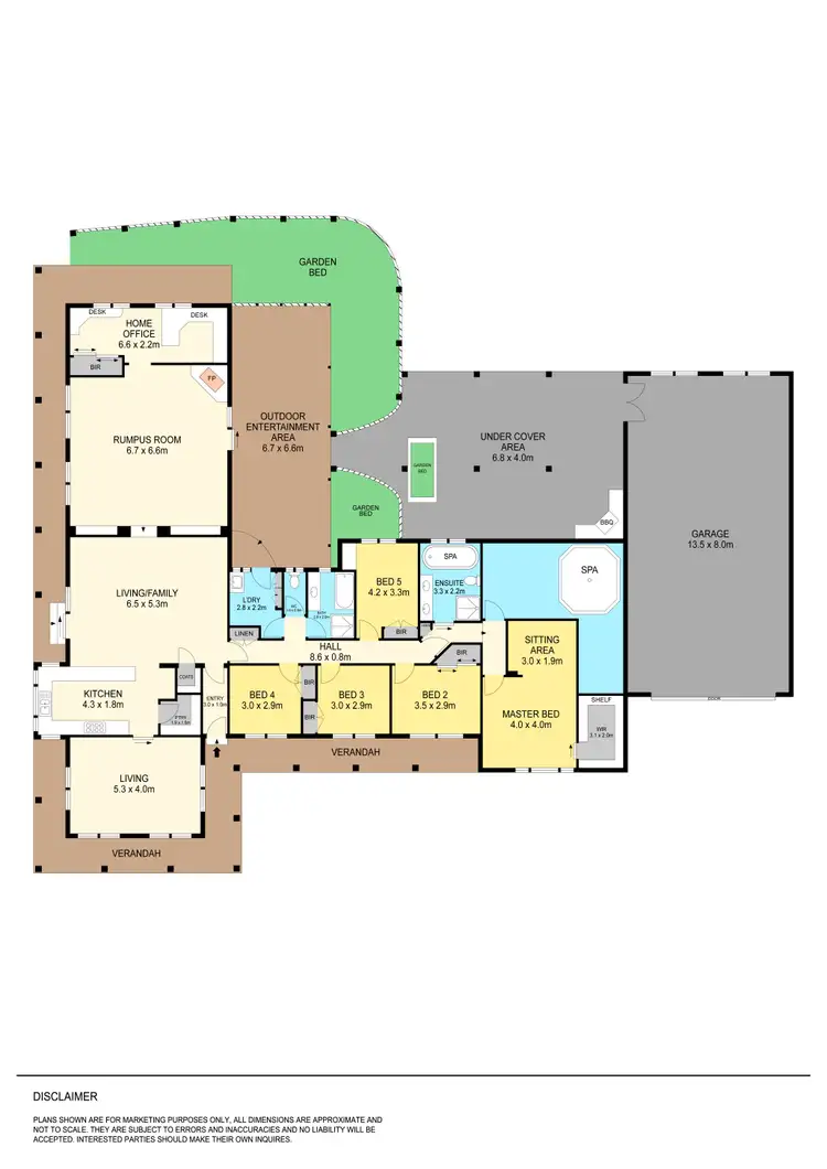 Floorplan of Homely house listing, 736 Bungaree-Wallace Road, Wallace VIC 3352