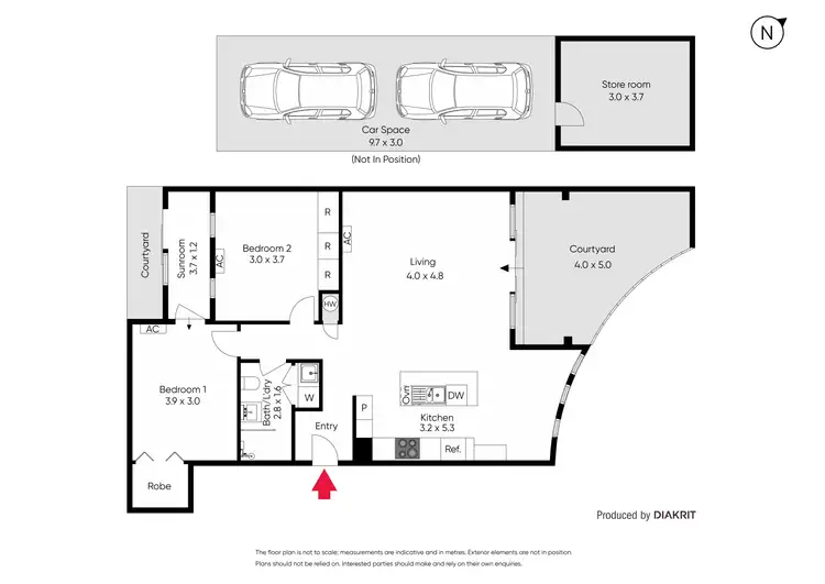 Floorplan of Homely apartment listing, 4/17 Northcote Road, Armadale VIC 3143
