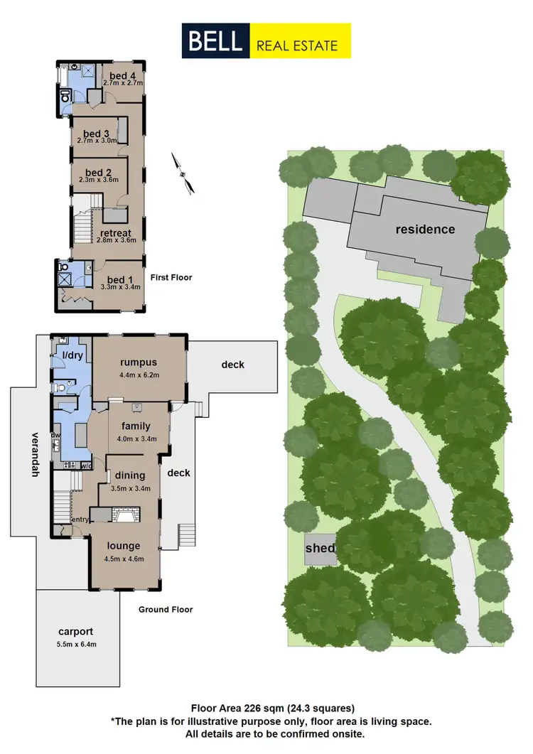 Floorplan of Homely house listing, 7 Broompark Crescent, Olinda VIC 3788