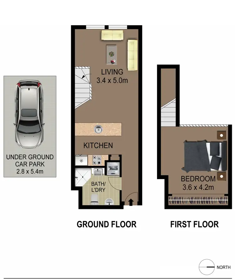 Floorplan of Homely apartment listing, 105/2 Macpherson Street, Cremorne NSW 2090